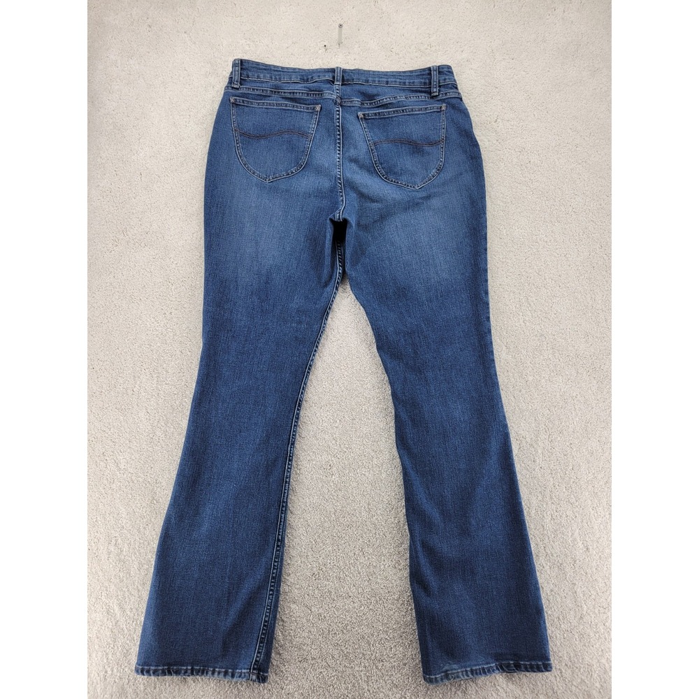 Lee Riders Bootcut Denim Jeans whiskered 36 Waist - Picture 2 of 8